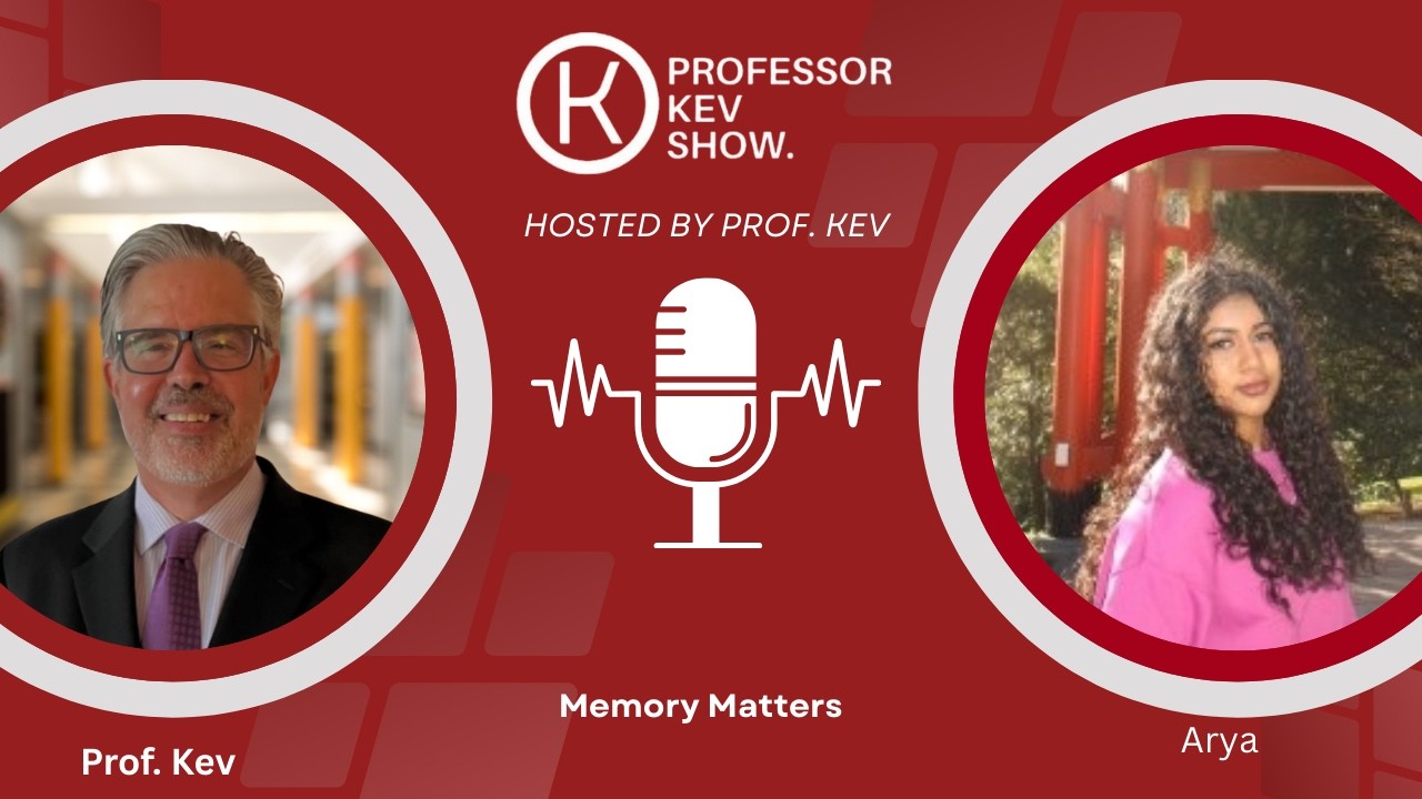 Memory Matters featured on The Professor Kev Show